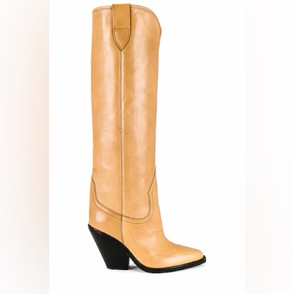 Isabel Marant Lomero Tall Cowboy Boot Natural - Size 41 New - Picture 5 of 6